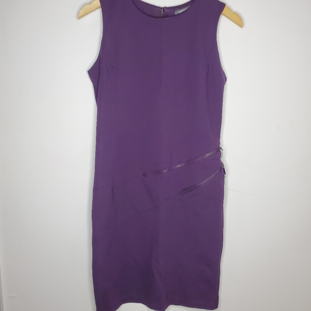 KENNETH COLE REACTION purple zipper dress